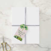 Watercolor klavertje vier Geschenklabels St. Patri Cadeaulabel (Met Touw)