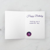 Watercolor Knopen Naaien Kaart (Binnen)