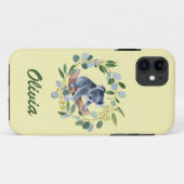 Watercolor Koala en Eucalyptus Krans  Case-Mate iPhone Case (Achterkant (horizontaal))