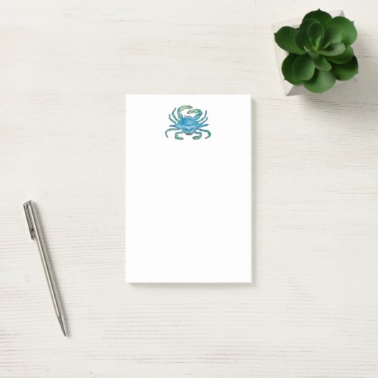 Watercolor Krab Post-it Post-it® Notes (Kantoor)