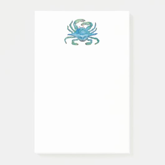 Watercolor Krab Post-it Post-it® Notes (Voorkant)