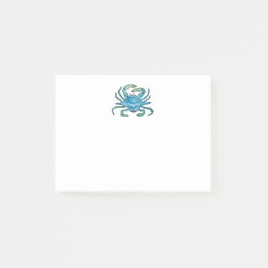 Watercolor krab post-it post-it® notes (Voorkant)