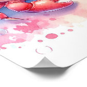 Watercolor Krab Poster (Hoek)