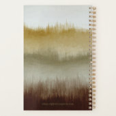 Watercolor Kunst Planner | 5.5 x 8.5 | Bruin (Achterkant)