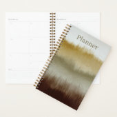 Watercolor Kunst Planner | 5.5 x 8.5 | Bruin (Display)