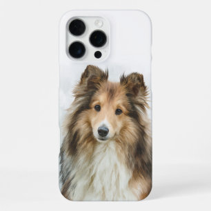 Watercolor Kunst van Sable Shetland Sheepdog iPhone 16 Pro Max Hoesje