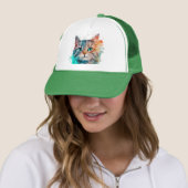 Watercolor Kunstkat Trucker Pet (In situ)