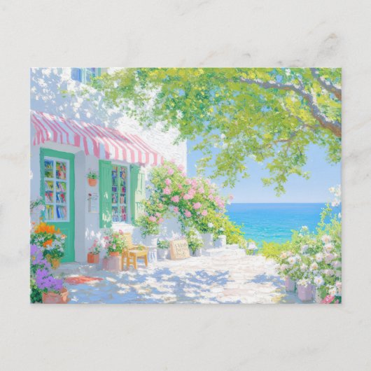 Watercolor Kustkunst Ansichtkaart Briefkaart (Voorkant)