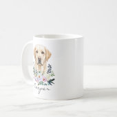 Watercolor Labrador Retriever Koffiemok (Voorkant links)
