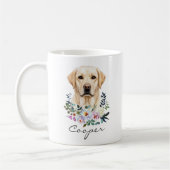 Watercolor Labrador Retriever Koffiemok (Links)