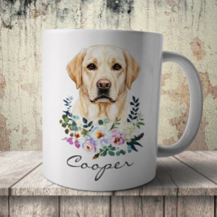 Watercolor Labrador Retriever Koffiemok