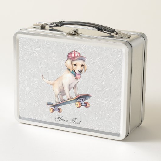 Watercolor Labrador Retriever Metal Lunch Box (Voorkant)