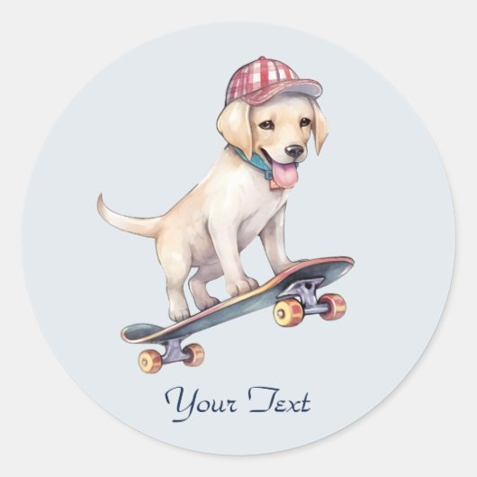 Watercolor Labrador Retriever Sticker (Voorkant)