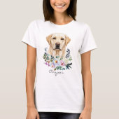 Watercolor Labrador Retriever T-shirt (Voorkant)