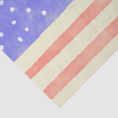 Watercolor landelijke Amerikaanse vlag Tissuepapier (Detail)