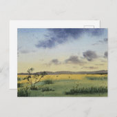 watercolor Landscape Painting  Briefkaart (Voorkant / Achterkant)