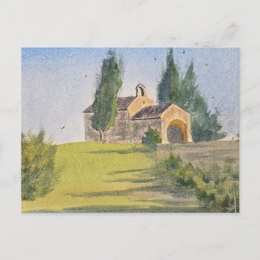 Watercolor Landscape Painting Briefkaart (Voorkant)