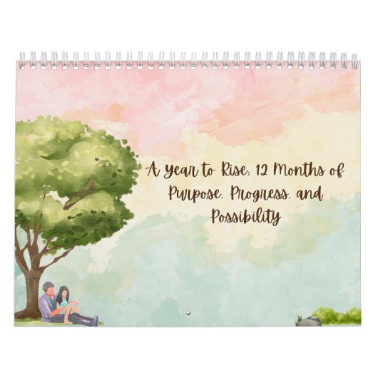 Watercolor Landscapes Calendar – A Year of Scenic  Kalender (Hoes)