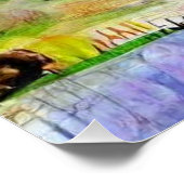 Watercolor Landschap  Perfect Poster (Hoek)