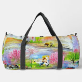 Watercolor Landschap  Plunjezak (Voorkant)