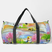 Watercolor Landschap  Plunjezak (Achterkant)