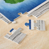 Watercolor Lanscape Puzzle Legpuzzel (Zijkant)