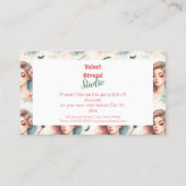 Watercolor Lash Artist Kortingskaartje (Achterkant)