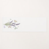 Watercolor Lavender Bunch Butterfly Yoga Mat (Voorkant (horizontaal))