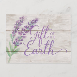 Watercolor Lavender Essential Oils Class Postcard Briefkaart