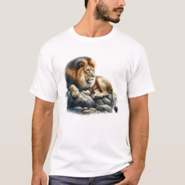 Watercolor Leeuw   T-shirt