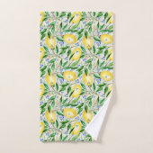 Watercolor lemons fruit bad handdoek (Handdoek)