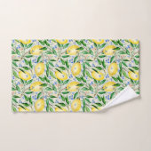 Watercolor lemons fruit bad handdoek (Handdoek)