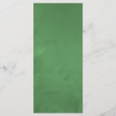 Watercolor lente lover weddingmenu menu (Achterkant)