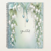 Watercolor Levensbloem Trouwplanner Planner (Voorkant)