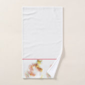 Watercolor libellen bad handdoek (Handdoek)