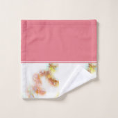 Watercolor libellen badhanddoek set bad handdoek (Wasdoekje)