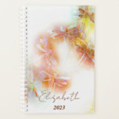 Watercolor libellen gepersonaliseerd, aangepast ja planner (Voorkant)