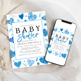 Watercolor Liefje Baby shower Kaart