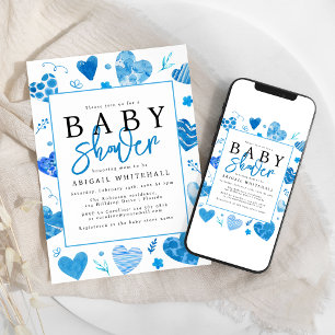 Watercolor Liefje Baby shower Kaart