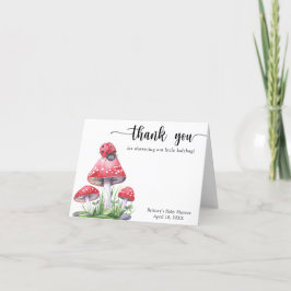 Watercolor lieveheersbeestje - bedankt babyshower