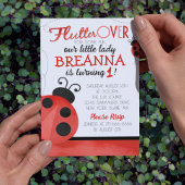 Watercolor Lieveheersbeestje Verjaardag Kaart