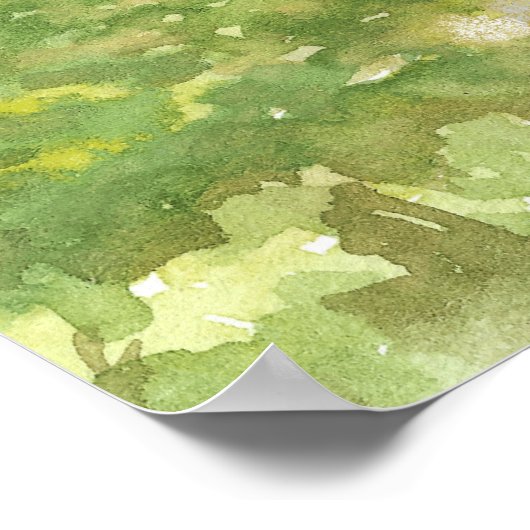 watercolor Lighthouse Poster (Hoek)