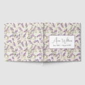 Watercolor Lilacs for Memorial Service Gastenboek (Volledig)