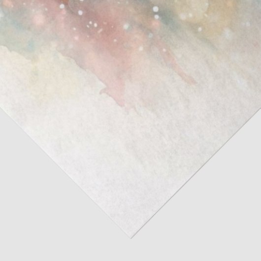 Watercolor Lion Christian Faith Art Decoupage Tissuepapier (Detail)