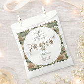 Watercolor Little Hunter babyshower Bedankzakje (Geknipt)