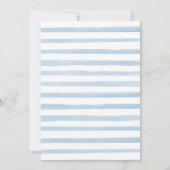 Watercolor Little Pumpkin Baby Shower Blue Kaart (Achterkant)