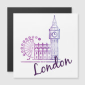 Watercolor London, Big Ben (Voorkant / Achterkant)