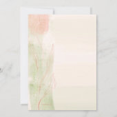 Watercolor Loofwerk Uitnodiging (Achterkant)