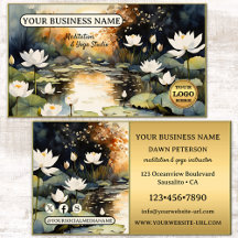 Watercolor Lotus Artistieke Meditatie Yoga