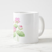 Watercolor Lotus Esthetische Speciale Mok (Voorkant rechts)